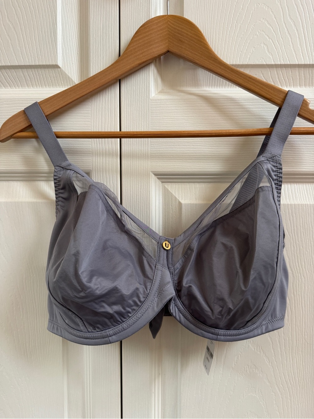 Understance Jasmin Flexwire Demi Unpadded Bra in Storm Gray - Women's Intimates